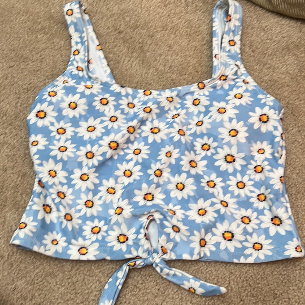 Daisy Swim Bikini Top - Size S (Juniors)